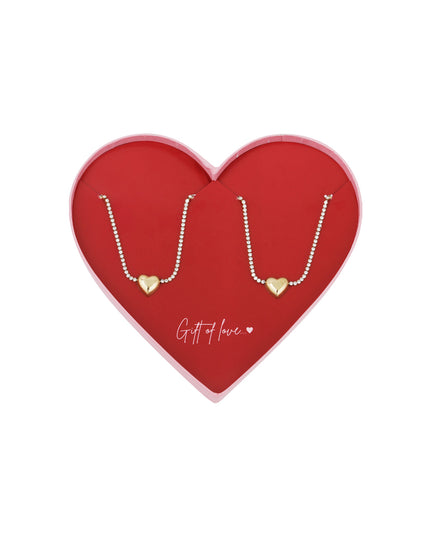 Giftbox ketting en armband Goud