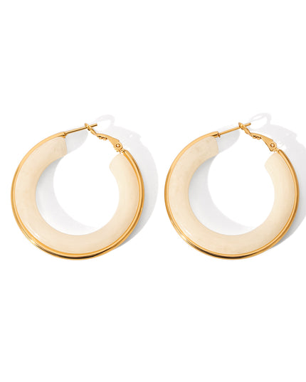 Oorbellen ringen groen goud