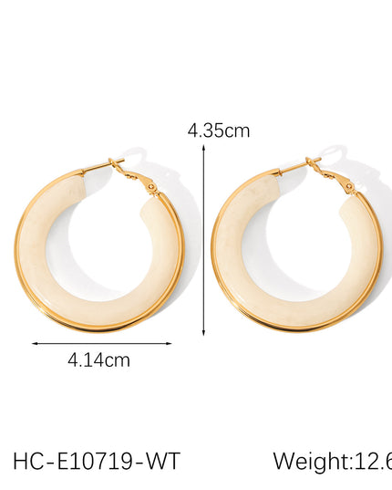 Oorbellen ringen groen goud