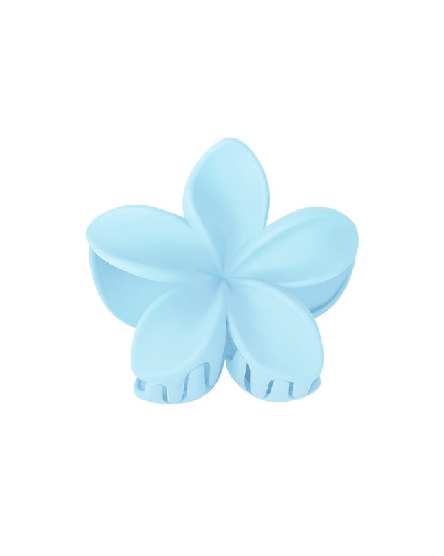 Haarklem bloem - blauw Plastic