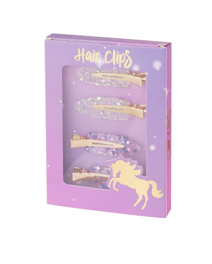 Haarclip box sprookjesachtige droom - blauw roze