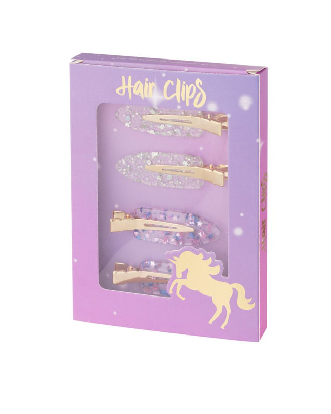 Haarclip box sprookjesachtige droom - blauw roze