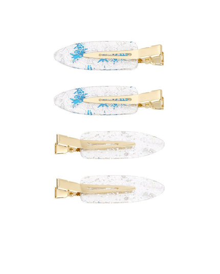 Haarclip box notenkraker - blauw zilver