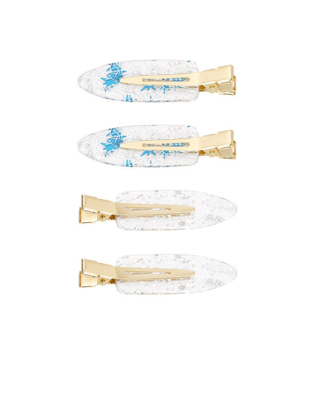 Haarclip box notenkraker - blauw zilver