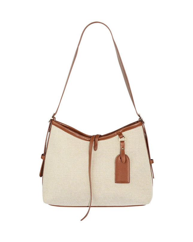 Chique tas met verstelbare band - beige