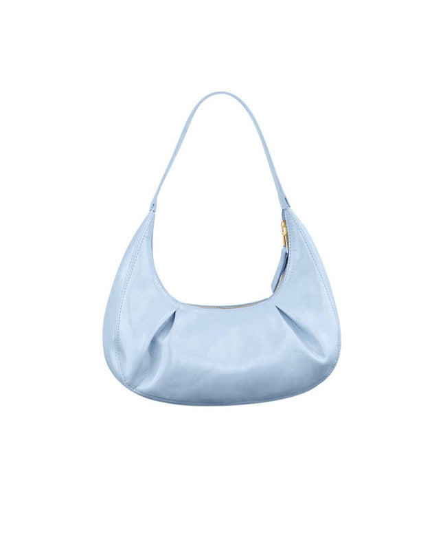 Tas met plooien - blauw