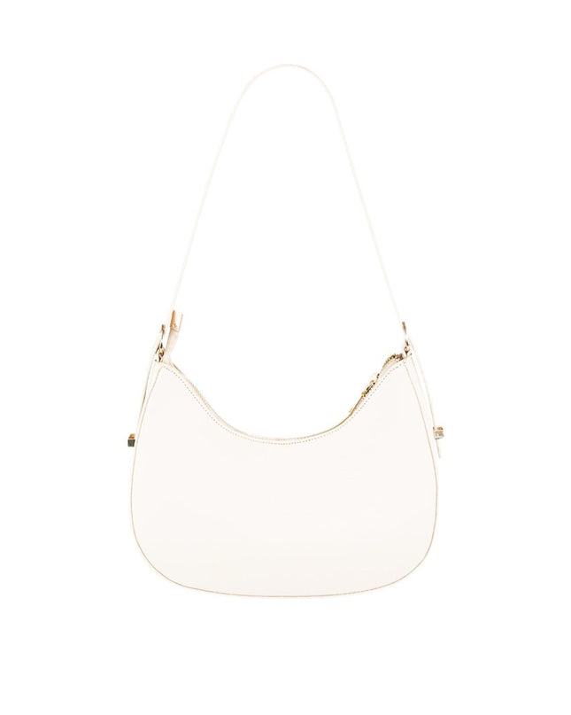Halve maan tas - gebroken wit