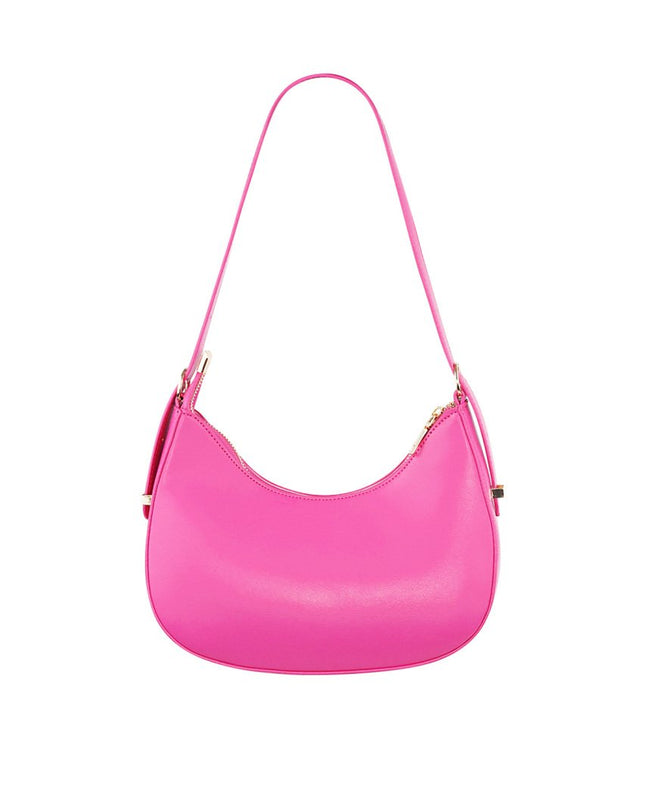 Halve maan tas - fuchsia