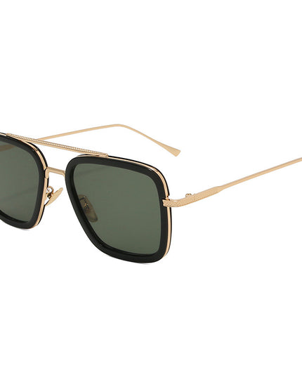Zonnebril daily solid goud zwart groen