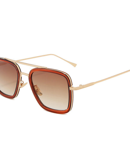 Zonnebril daily solid goud bruin