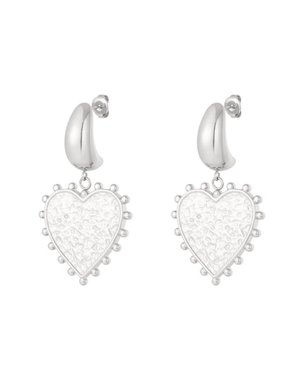 Big love oorbellen goud