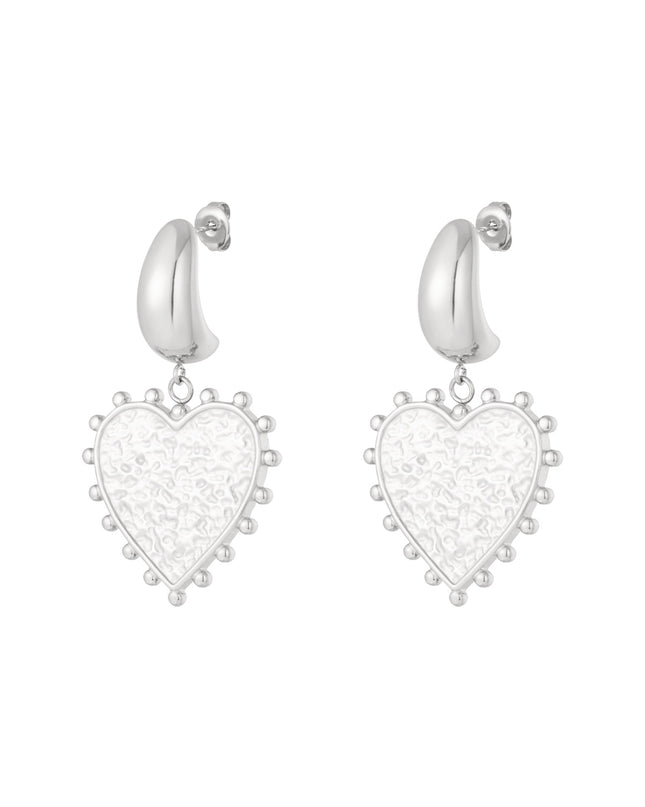 Big love oorbellen goud