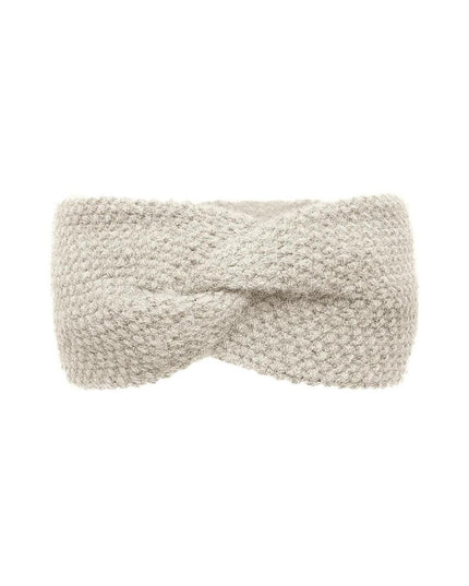 Warme winter hoofdband - off white