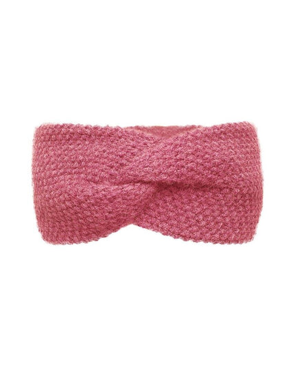 Warme winter hoofdband - roze