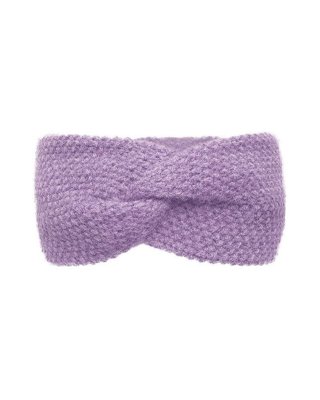 Warme winter hoofdband - lila