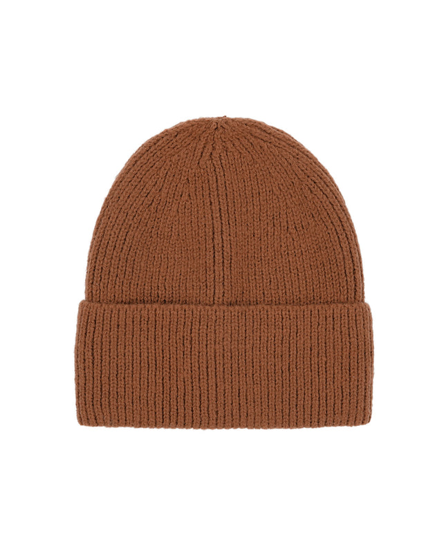 Beanie everyday donkerbruin