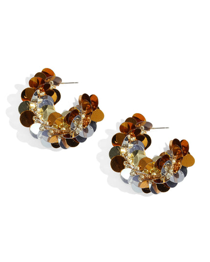 Oorbellen hoops casual goud