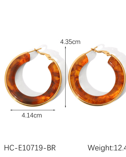 Oorbellen ringen groen goud