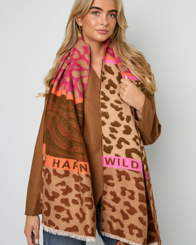 Sjaal met print