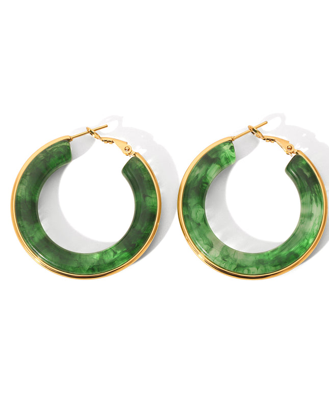 Oorbellen ringen bruin goud